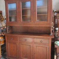credenza in legno color noce da cm. 170 x prof. 50