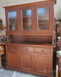 credenza in legno color noce da cm. 170 x prof. 50