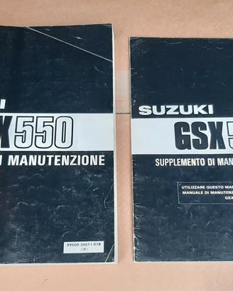 Suzuki GSX 550 Manuale di manutenzione 1984