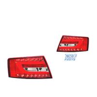 FANALI AUDI A6 04-08 ROSSO BIANCO LED