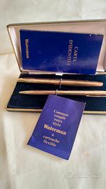 STILO E ROLLER PLACCATI ORO CON PENNINO ORO 18 KT.