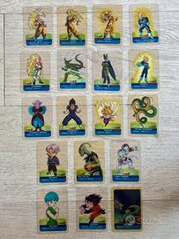 Lotto 18 Lamincards Dragonball Z serie Oro