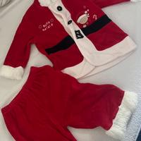 Vestito babbo natale 18 mesi