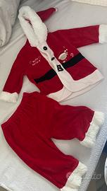 Vestito babbo natale 18 mesi