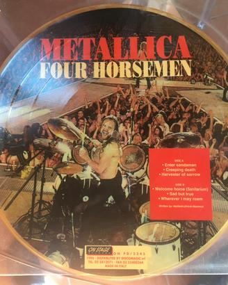 Metallica The four horsemen picture disc