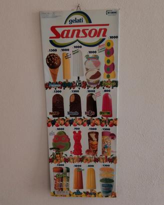 Insegna bar gelati Sanson 1997