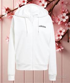 Felpa con cappuccio in cotone Adidas M