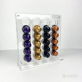 Porta capsule magnetico Nespresso in Plexiglass