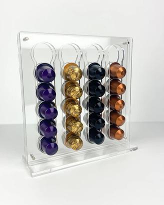 Porta capsule magnetico Nespresso in Plexiglass