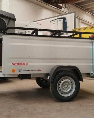 Carrello rimorchio auto con coperchio