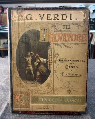 Volumi Opera completa per canto e pianoforte