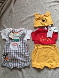 Tutine Winnie Pooh e Topolino