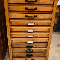 cassettiera tipografia  anni '20