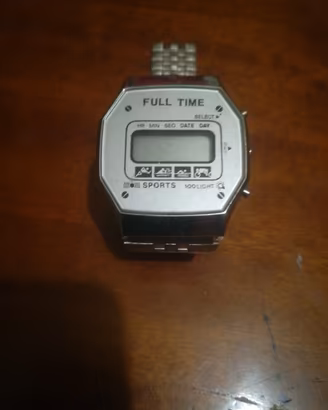 vintage full time sports anni 80 digitale Lcd 