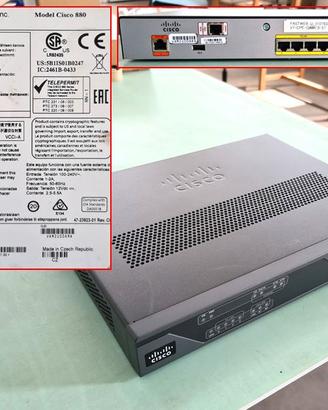 router Cisco 800 Series usato