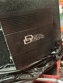 Sub woofer e amplificatori.