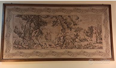 Arazzo vintage tessuto stile Gobelin 