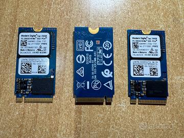 3 X SSD Western Digital NVMe SN530 256GB