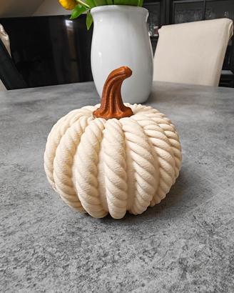 piccola zucca decorativa effetto lana