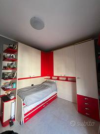 Cameretta completa con armadio angolare