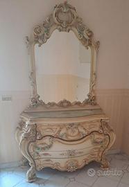 Cassettiera con specchio SILIK 