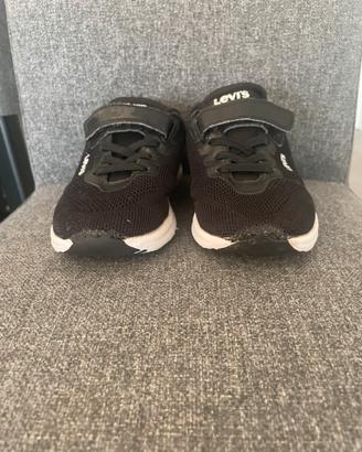 Scarpe da ginnastica bimbi Levis nere