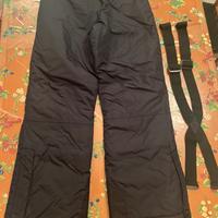 Pantaloni sci nero x gemelli/e