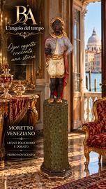 Moretto veneziano Liberty in legno