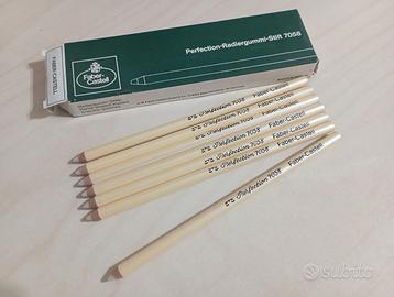 7 gomme a matita Faber-Castell nuove, cfz original
