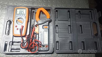 tester digitale  pinza amperometrica HT valigetta