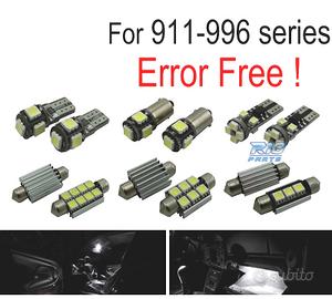 KIT 10 LAMPADE LED INTERNE PER PORSCHE 911 996 CAR