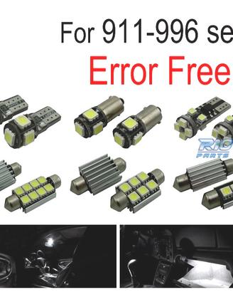 KIT 10 LAMPADE LED INTERNE PER PORSCHE 911 996 CAR