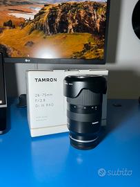 Obiettivo Tamron 28-75 F 2.8 sony E