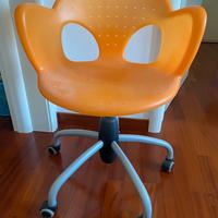 Sedia scrivania con ruote bimbo
