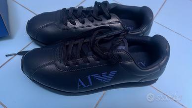 Scarpe Armani jeans NUOVE  in pelle blu