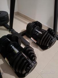 Coppia di manubri da 5 a 40kg 