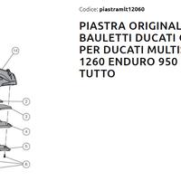 PIASTRA ORIGINALE DUCATI cod. piastramlt12060