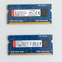N. 2 SODIMM Kingston 4GB DDR3L
