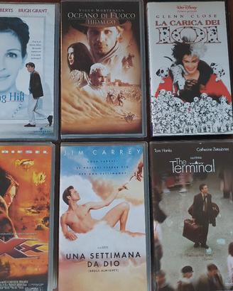 Lotto videocassette VHS originali film