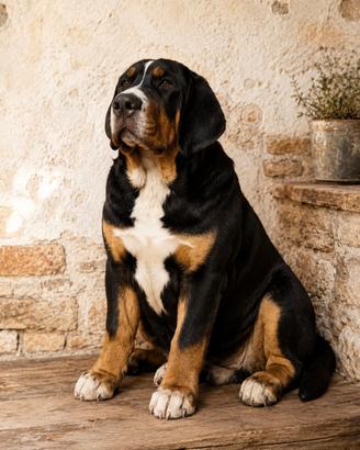 cucciolo di grande bovaro svizzero 