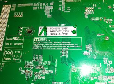 sharp lc 49ui7552e main board