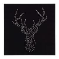 PJÄTTERYD quadro Cervo argentato 56x56 cm