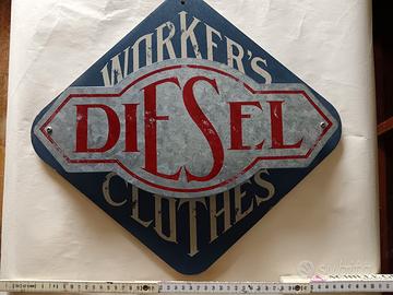 Insegna pubblicitaria negozio DIESEL anni ‘80