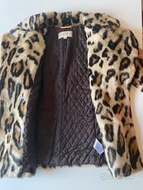 Faux fur double breasted michael michael kors