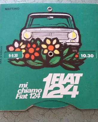 Disco orario FIAT 124