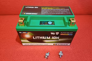 NUOVA batteria moto Dkyrich al litio mod HJTX14H-F