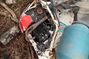 Aprilia 600 motore telaio , forcellone