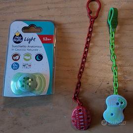 Ciuccio piu catenelle suavinex  e chicco