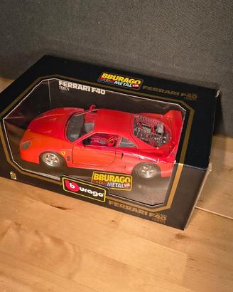 Ferrari F40 Bburago 1/18 (1987) Cod. 3032 NUOVA