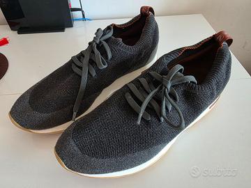 Loro Piana '360 Flexi Walk' Carbon Knit Sneakers